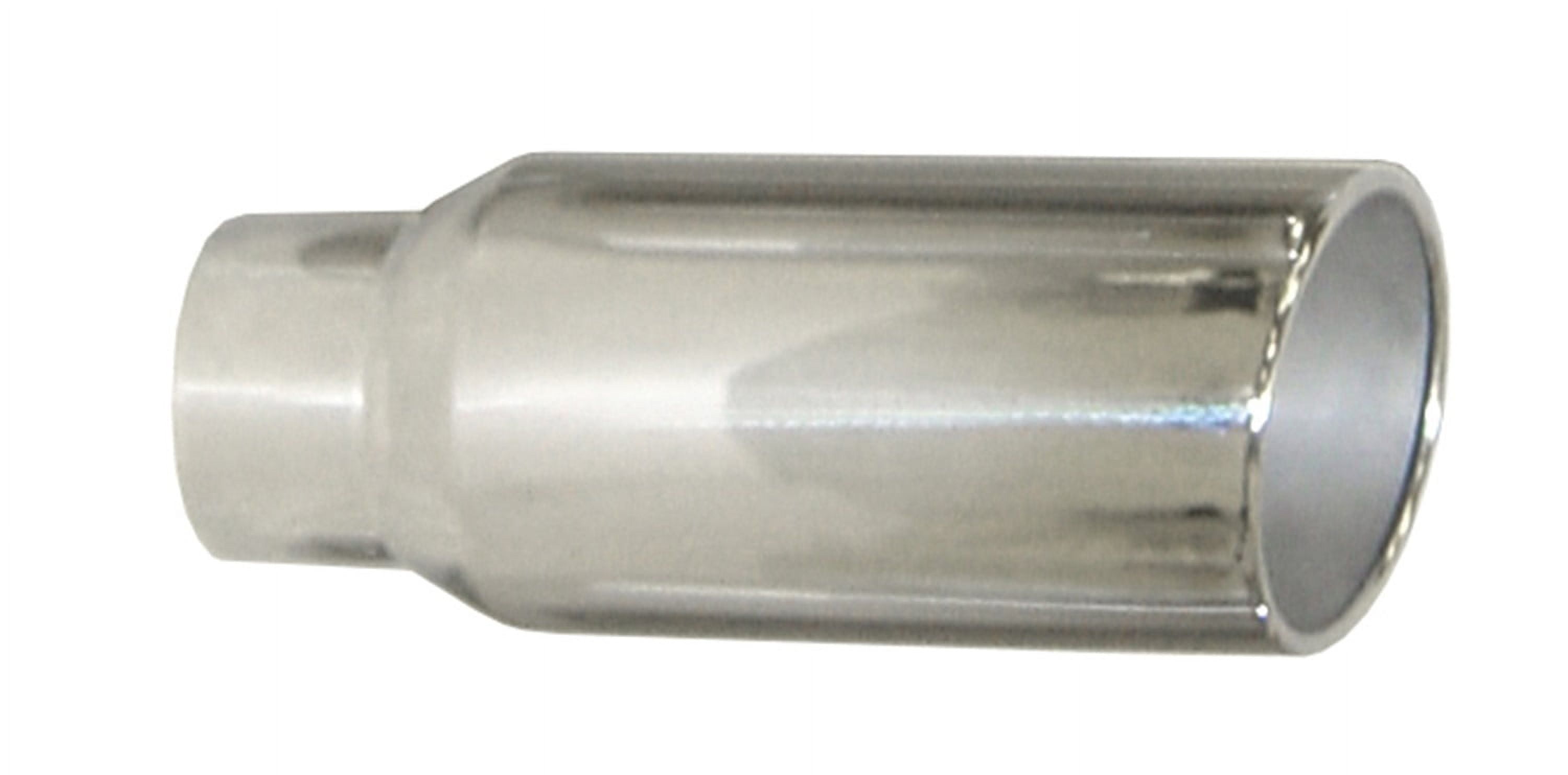 Pypes Exhaust Tip 5in x 10in 18in Rolled Polished Weld-on EVT510 Pypes Exhaust Tip 5in x 10in 18in Rolled Polished Weld-on EVT510