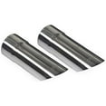 thumbnail image 1 of Pypes EVT50 Exhaust Tip - Slip-On - 3 in Inlet - 3 in Round Outlet - 9 in Long - Single Wall - Cut Edge - Angled Cut - Stainless - Polished - Pair, 1 of 5
