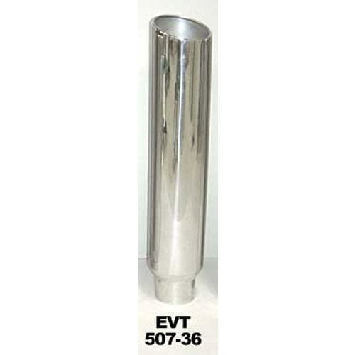 Pypes Performance Exhaust Exhaust Stack 5in x 7in 36in L Polished