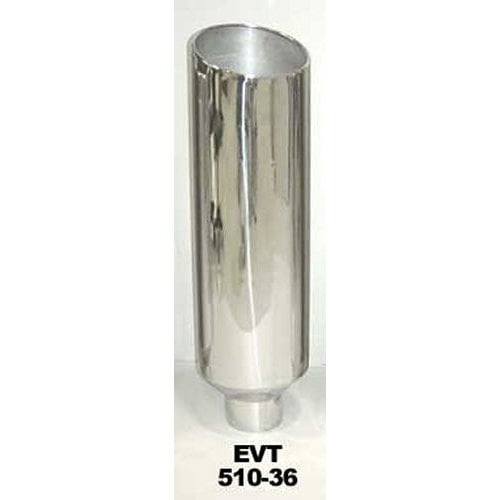 Pypes Performance Exhaust Exhaust Stack 5in x 10in 36in L Polished