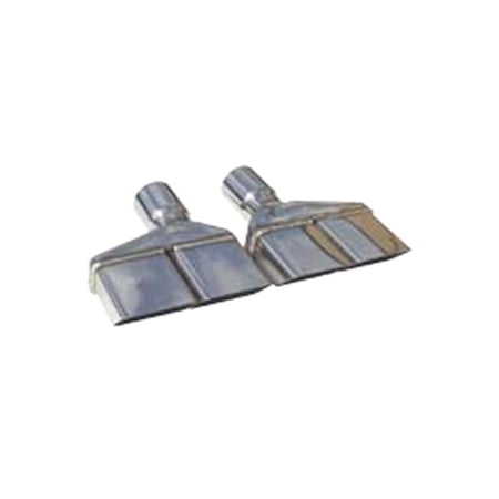 Pypes Performance Exhaust PYPEVT88 3 in. Dual Rectangle Slant Cut Tips for 2008- Challenger