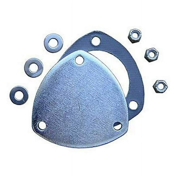 Pypes Performance Exhaust PYPHVE12 3 in. Dia. Exhaust Cut-Out Cap Bolt-On Gaskets & Hardware Included Steel - Natural