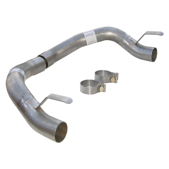 Pypes Performance Exhaust TGF10E Tailpipe Conversion Kit; 2.5 in.; Dual Splitter; Required To Convert SGF11 Systems To Use EVT10 Splitters; Hardware Incl.; Natural 409 Stainless Steel;