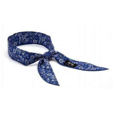 Pyramex CNB12PKRB Beaded Cooling Bandana - Royal Blue