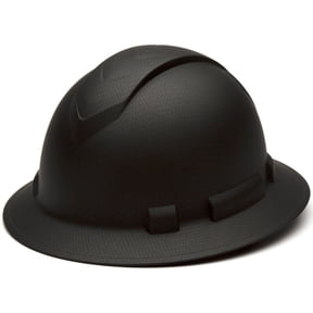 Pyramex Full Brim RIDGELINE Hard Hat Gray Graphite Pattern with 6 Point Ratchet Suspension
