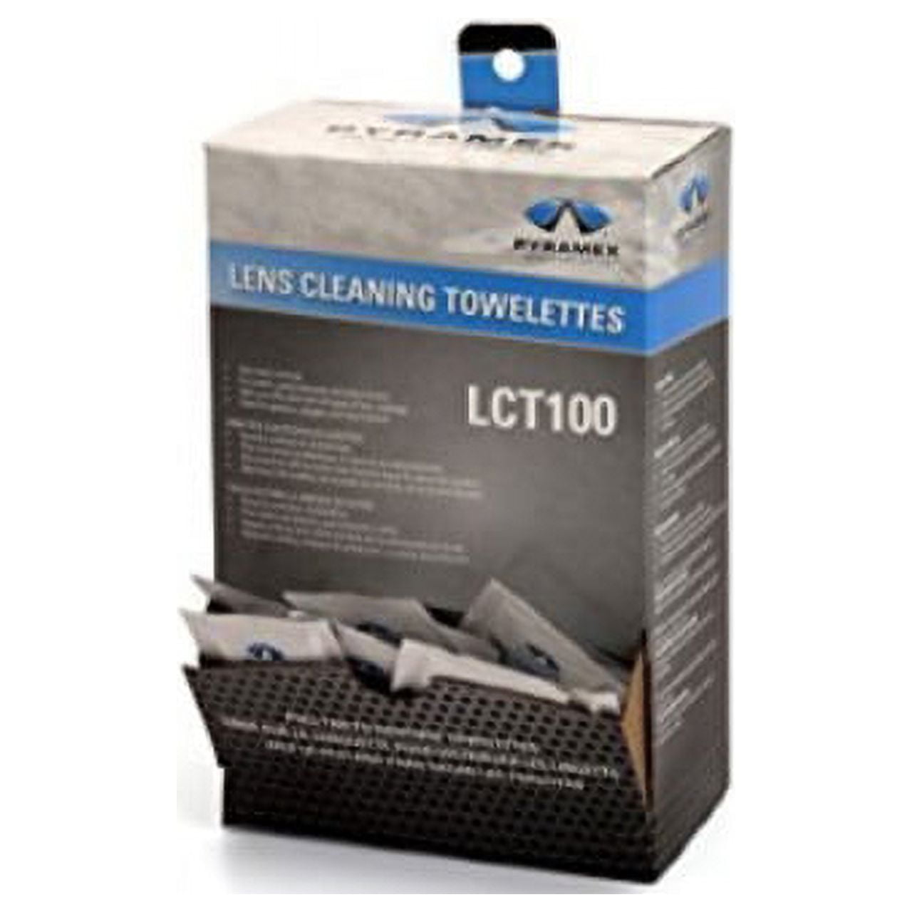 Pyramex Lens Cleaning Towelettes AntiFog (100 Per Box) MS93170 (1