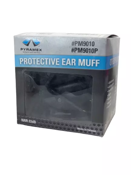 Pyramex Pm9010 22Db Nrr Hearing Protection Low Profile Ear Muff - Gray