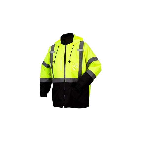 Pyramex RP3110M RP31 Series Parkas Class 3 parka in lime - medium