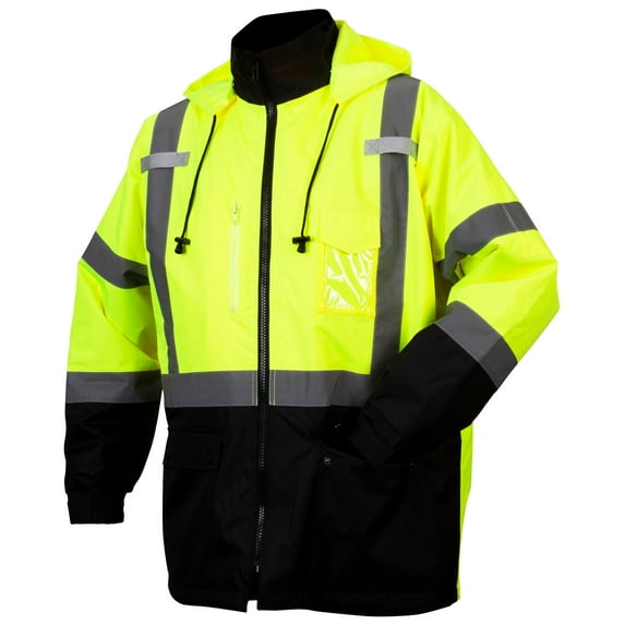 Pyramex RP3110X3 RP31 Series Parkas Class 3 parka in lime - 3X large