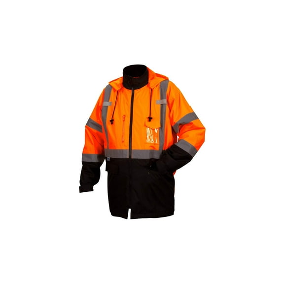 Pyramex RP3120X3 RP31 Series Parkas Class 3 parka in orange - 3X large, Hi-Vis Orange