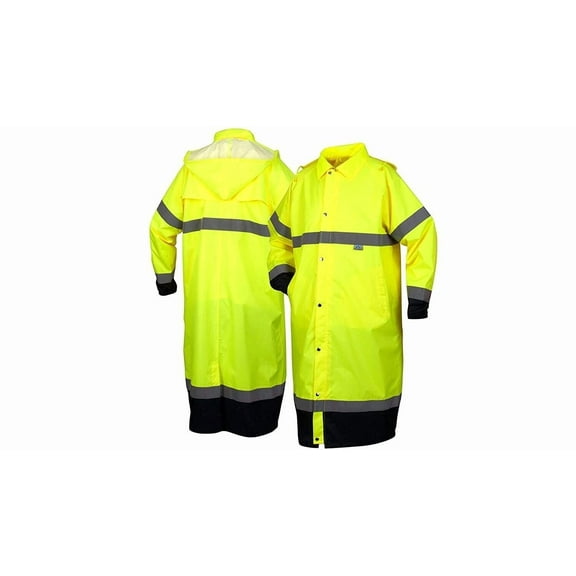 Pyramex RRWC31 Type R Class 3 High-Vis 48 inch Rain Jacket