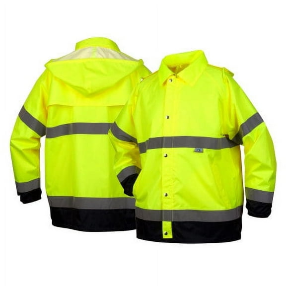 Pyramex RRWJ3110X2 Waterproof Hi-Vis Breathable Raincoat
