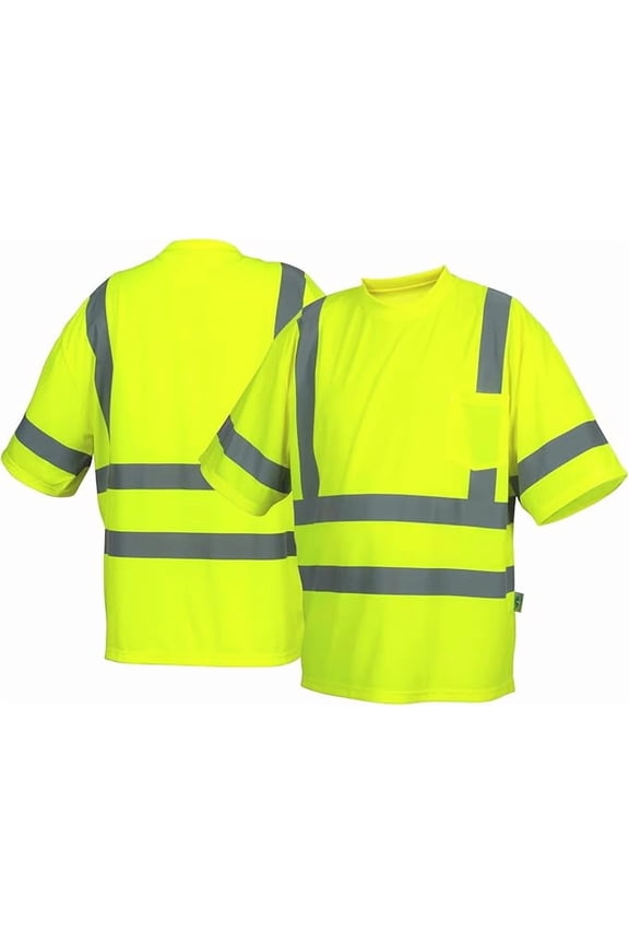 RTS3410X4 RTS34 Series T-Shirt Hi-Vis Lime - Class 3 T-shirt - Size 4X Large