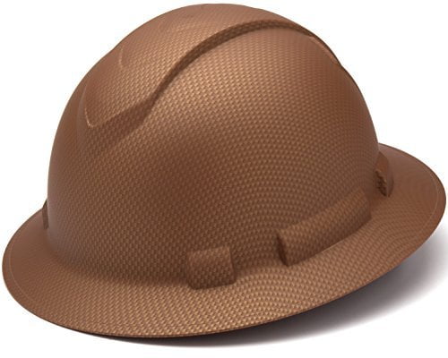 PYRAMEX Ridgeline Vented Hard Hat - Cap Style With 4-Point Ratchet Suspension, Shiny White Graphite, ABS Material