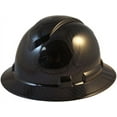thumbnail image 1 of Pyramex Ridgeline Full Brim Hard Hat 4 Point Ratchet Shiny Black Graphite Pattern, 1 of 5