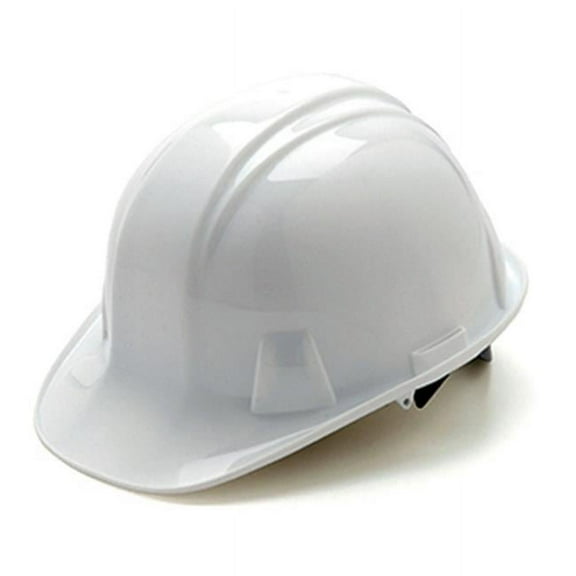 Pyramex Safety Products 240999 TruGuard Pin Lock Cap Style Hard Hat, White