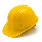 Pyramex Safety Products 241003 TruGuard Cap Style 4 Point Ratchet Hard Hat, Yellow