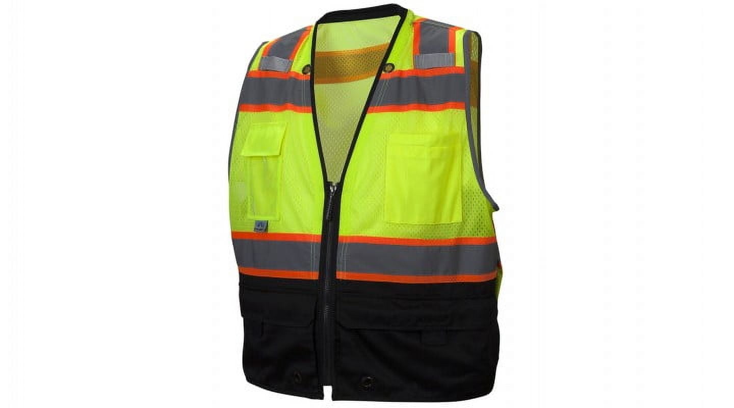 Pyramex Safety - Safety Vest - Hi-Vis Lime - Size 5X Large