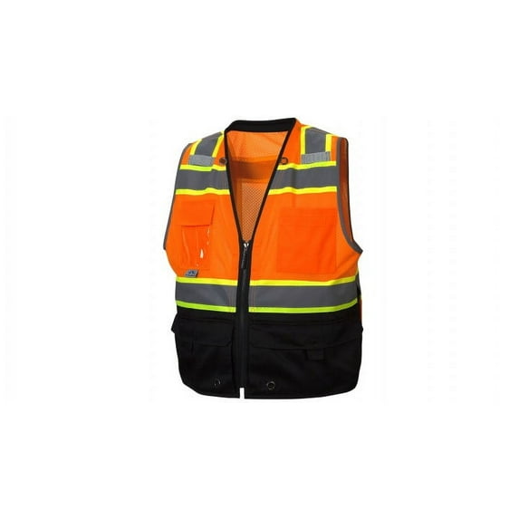 Pyramex Safety - Safety Vest - Hi-Vis Orange - Size Large