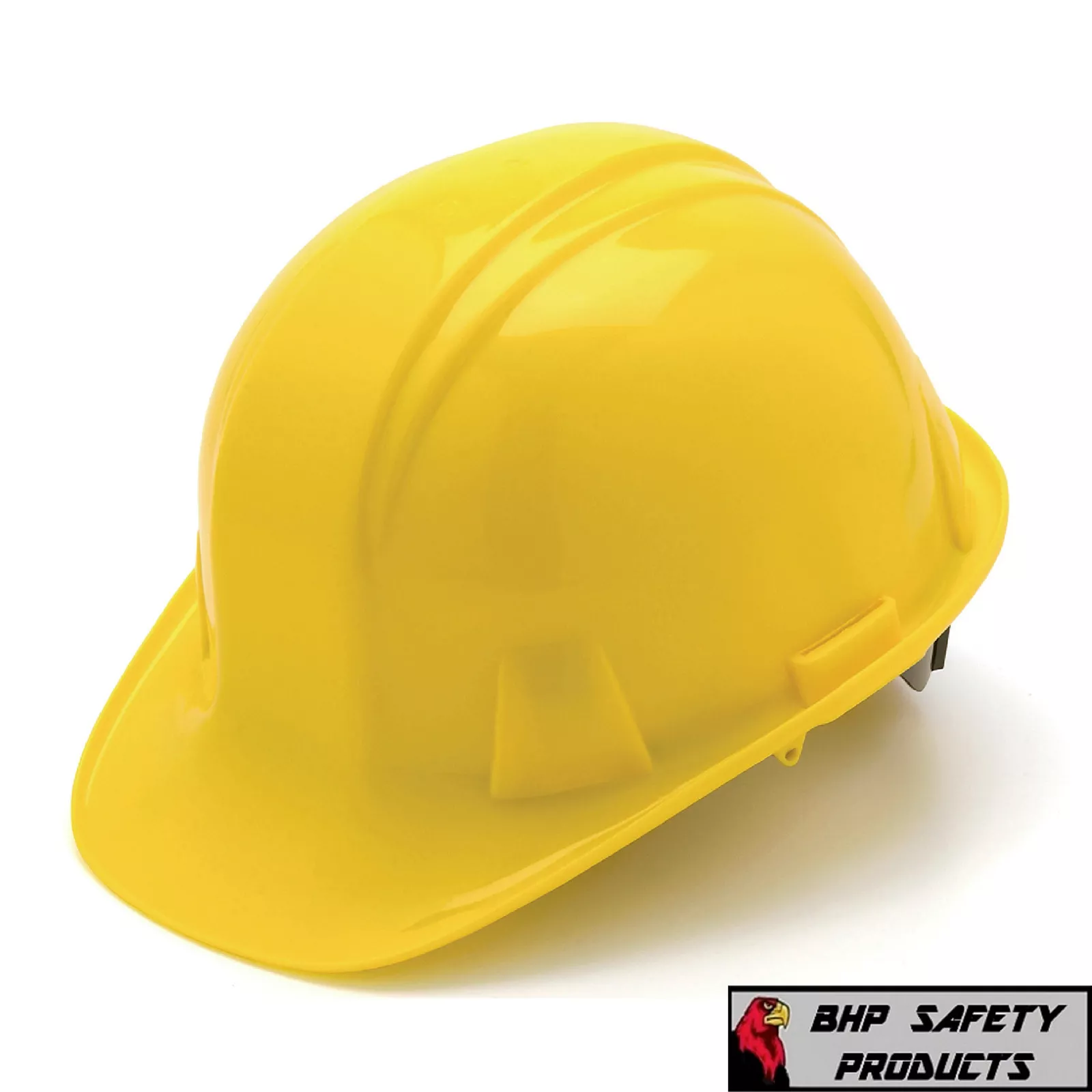 Pyramex Yellow Safety Cap Style Hard Hat 4 Point Ratchet Hp14130 Construction