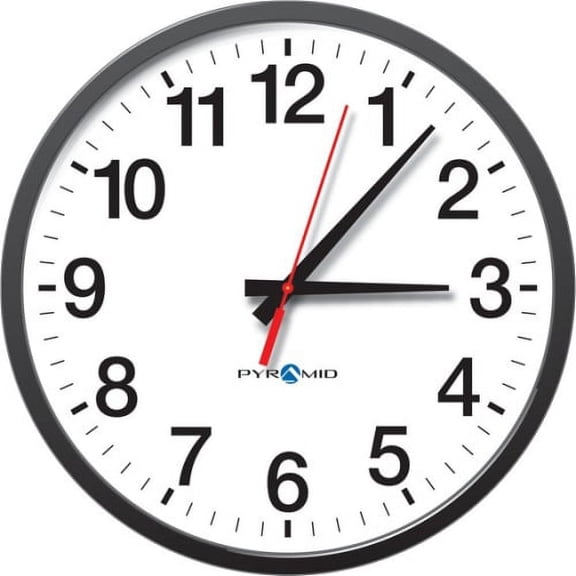 Pyramid 13" Standard PoE Clock SEA3AALDRB