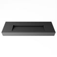 thumbnail image 1 of Pyramid 60" Solid Surface Bathroom Sink in Gray No Faucet Hole, 1 of 2