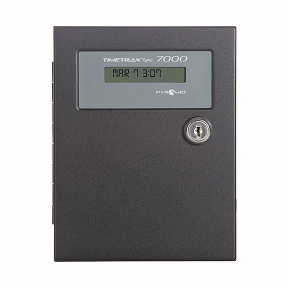 Pyramid 6-3/8" Digital Master Controller Wall Clock, Beige 7000