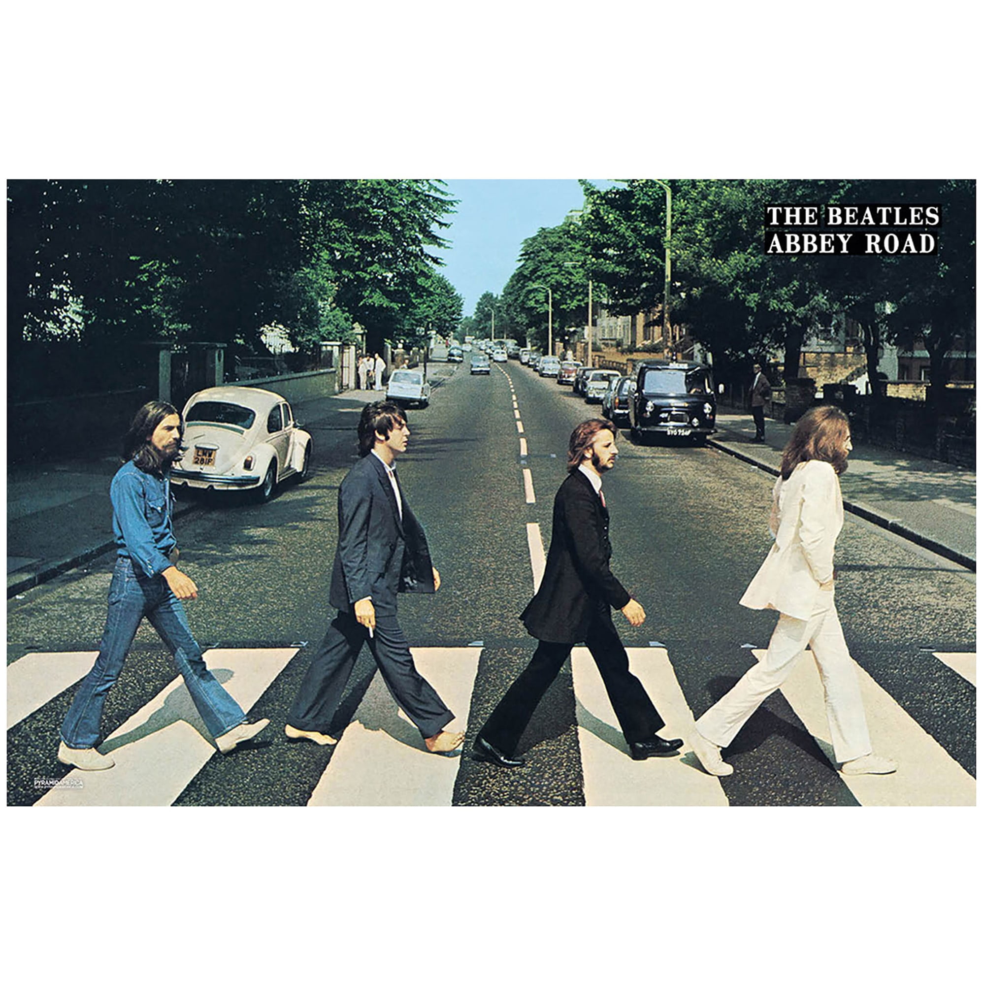 Pyramid America: The Beatles: Abbey Road - 11x17 Poster, Album Cover Print - Classic Rock Band Artwork, Licensed Music Wall Decor, Fan Collectible