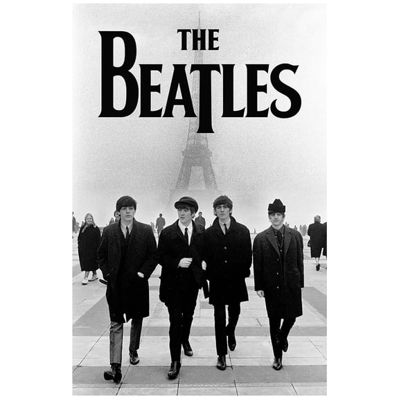Pyramid America: The Beatles: Eiffel Tower - 11x17 Poster, Album Cover Print - Classic Rock Band Artwork, Licensed Music Wall Decor, Fan Collectible