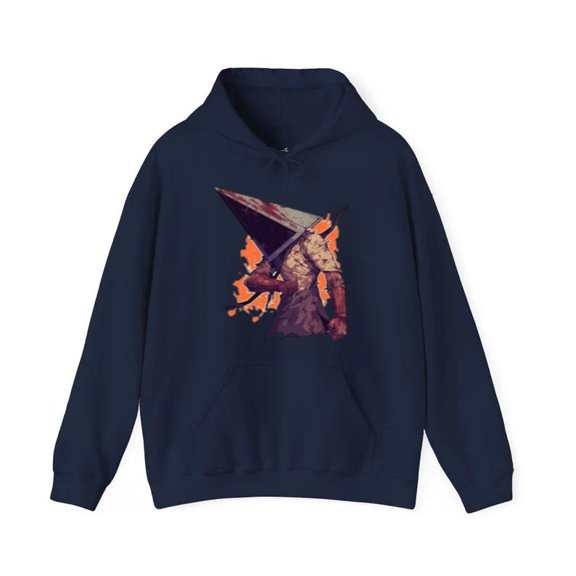 Pyramid Head Horror Game Monster Silent Hill Classic Gamer Vintage Art Hoodie, for men & women, up to size 5XL