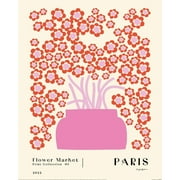 Pyramid International Flower Market Paris Print