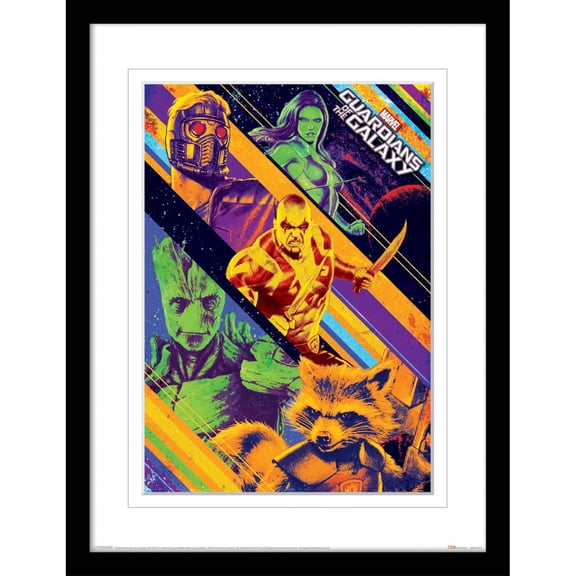 Pyramid International Marvel Guardians of the Galaxy Poster Framed Print Collector's Edition (W