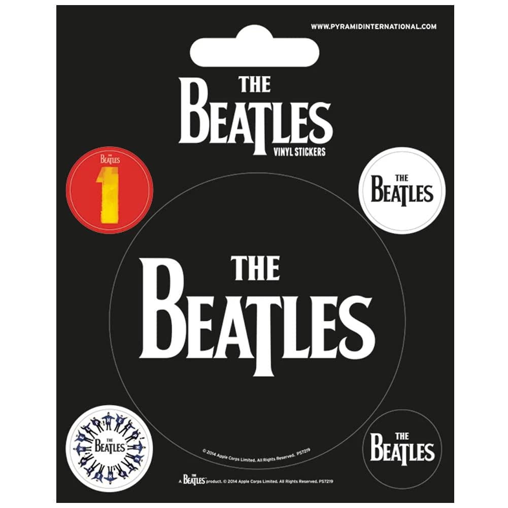 Pyramid International The Beatles (Black) Vinyl Stickers, Paper, Multi-Colour, 10 x 12.5 x 1.3