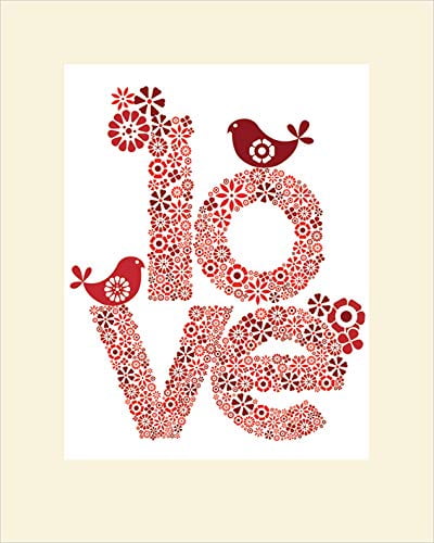 Pyramid International Valentina Ramos (Red Love) -Mounted Print 24 X 30cm, Paper, Multicoloured