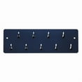 thumbnail image 1 of Industrial Key Rack, Powder Coated Steel, 9 Hooks, Keeps Keys, Time Clock Badges and Other Items Organized and Easily Accessible, Black, 1 of 2
