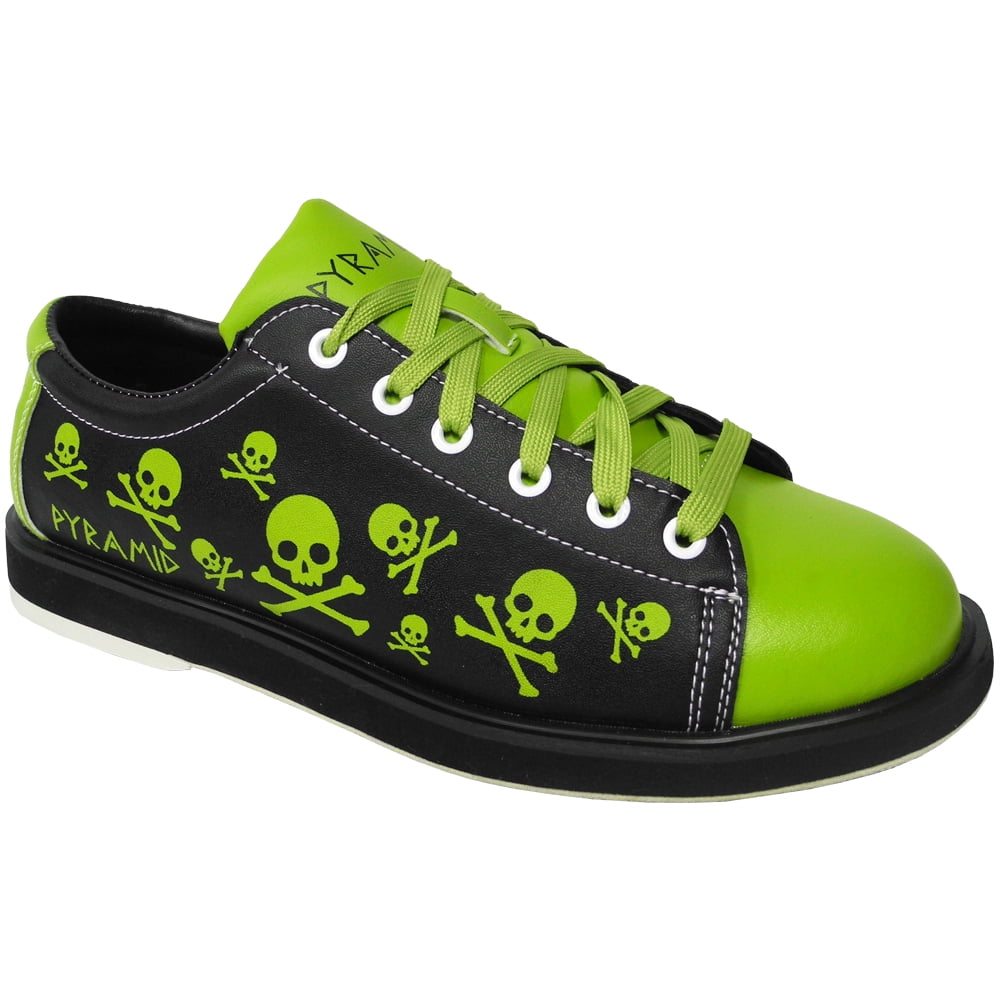 Pyramid Men's Skull Green/Black Bowling Shoes 