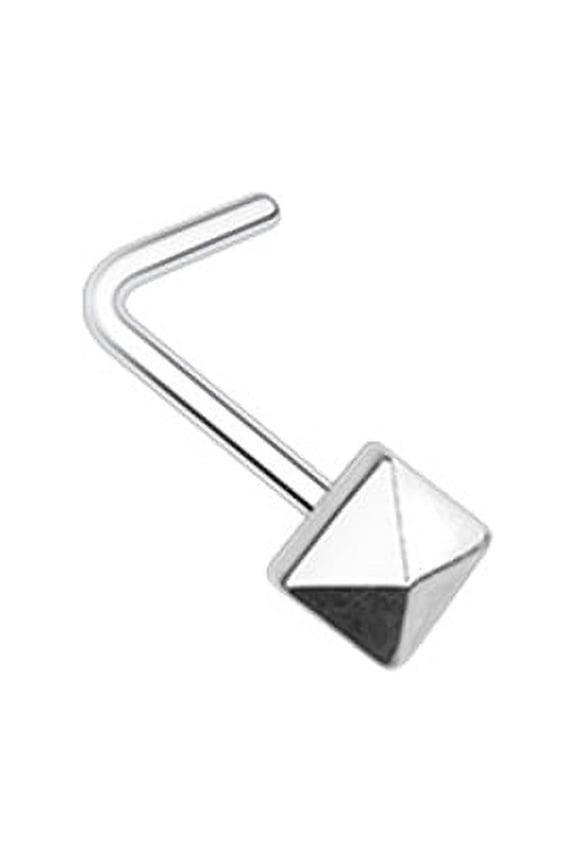 Pyramid Nose L-Shape Nose Ring