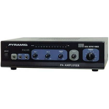 Pyramid PA105 Amplifier With Microphone Input (80-Watt)