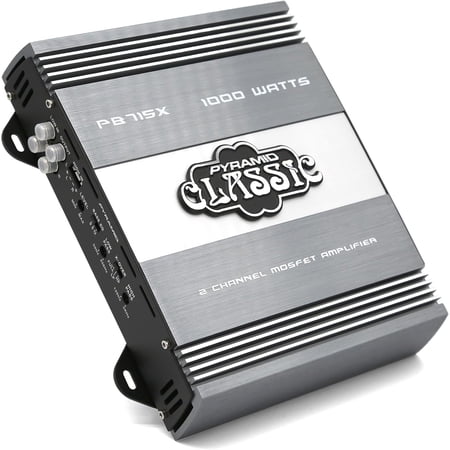Pyramid PB715X 1000 Watts 2 Channel Bridgeable Car Amplifier
