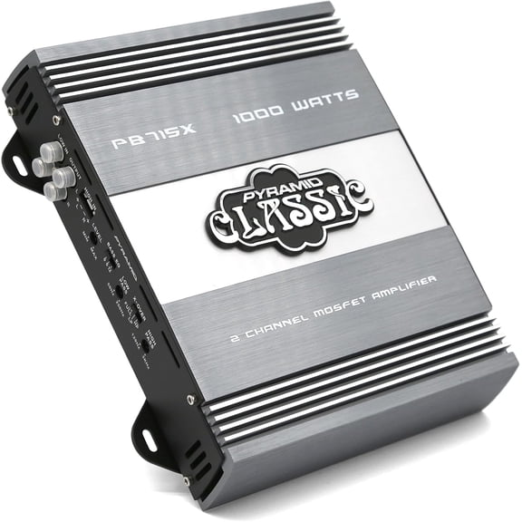 Pyramid PB715X 1000 Watts 2 Channel Bridgeable Car Amplifier