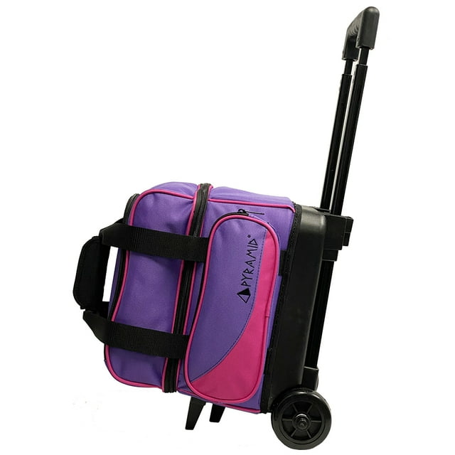 Pyramid Path Deluxe Single Roller Bowling Bag (Purple/Hot Pink