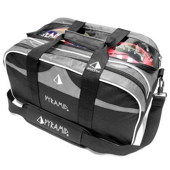 Pyramid Path Double Tote Plus Clear Top Bowling Bag (Holds Shoes) Bowling Bag