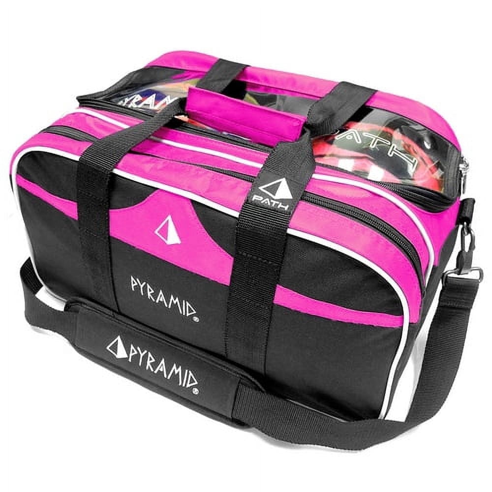 Pyramid Path Double Tote Plus Clear Top Bowling Bag (Holds Shoes) Bowling Bag