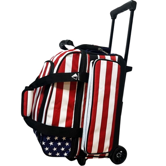 Pyramid Path Pro Deluxe Double Roller Bowling Bag