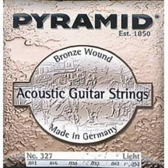 Pyramid Premium Bronze Acoustic Guitar Strings Light 12-52 (Model 327 100)