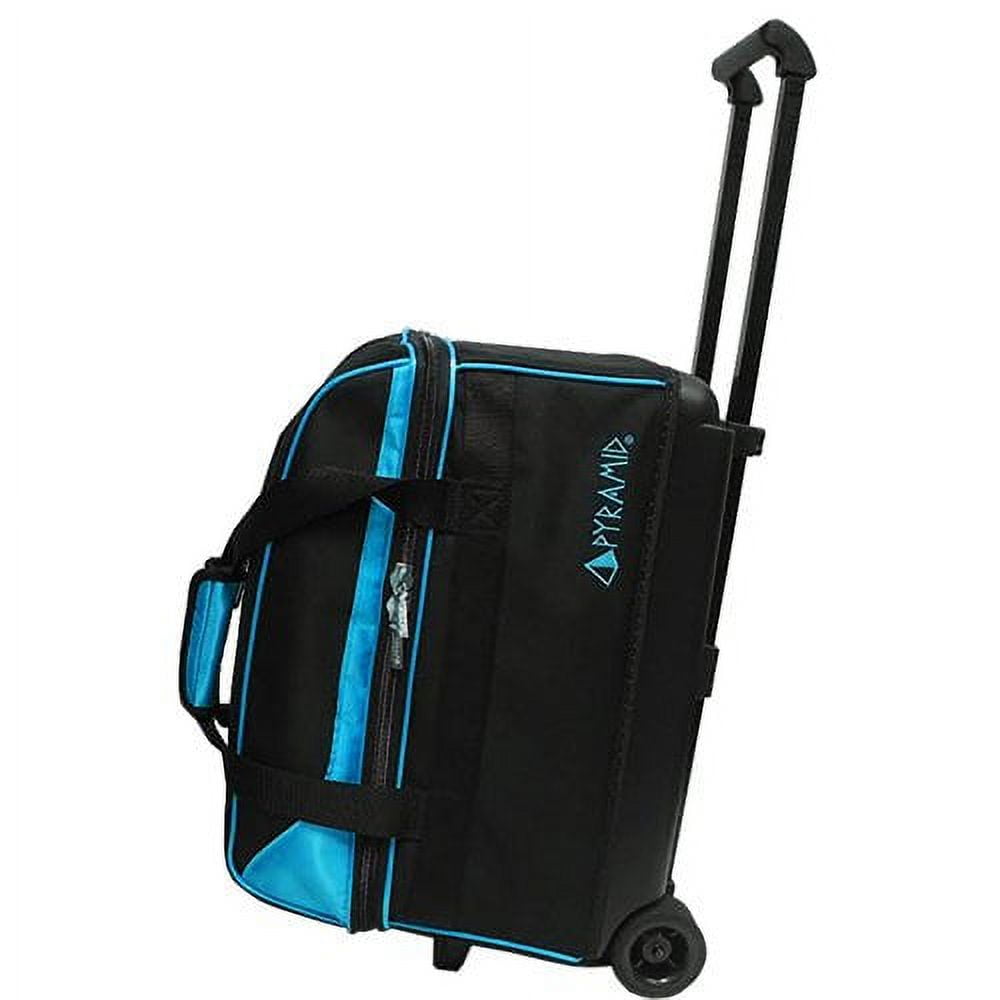 Pyramid Prime Double Roller Bowling Bag Black/Asgard Blue