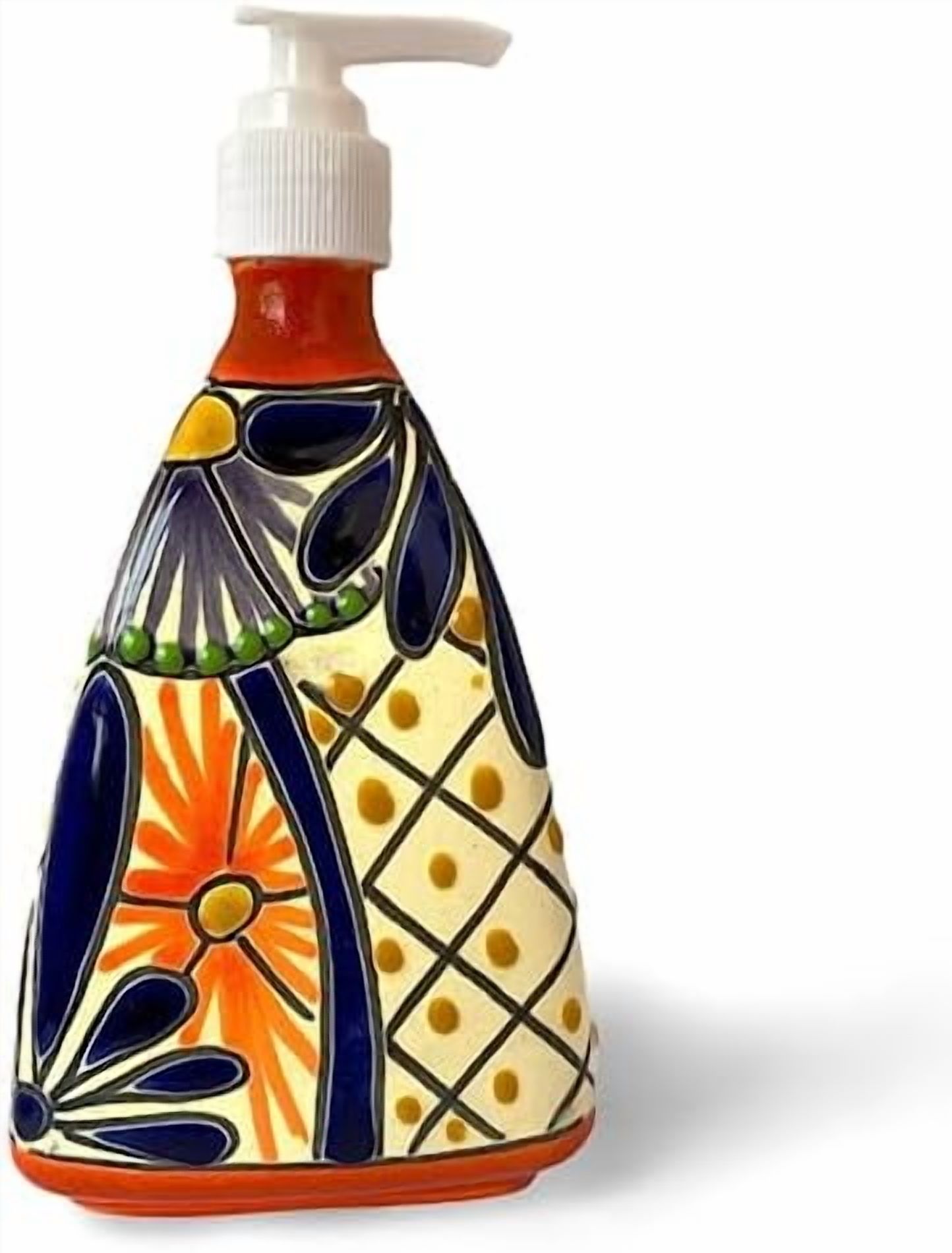 Pyramid Soap Pyramid-Shaped Ceramic Soap and Lotion Dispenser, for Kitchen or ...