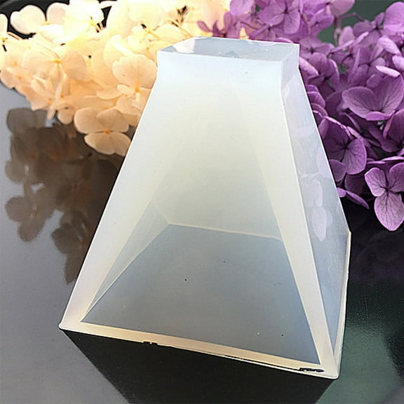 Pyramid Silicone Model,1X Silicone Mold,Diy Handmade Geometry Dried Flower Resin Epoxy Decoration Silicone Mold
