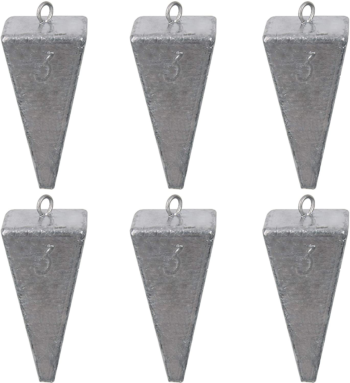 Pyramid Sinkers Fishing Weights,Fishing Sinker for Saltwater Fishing