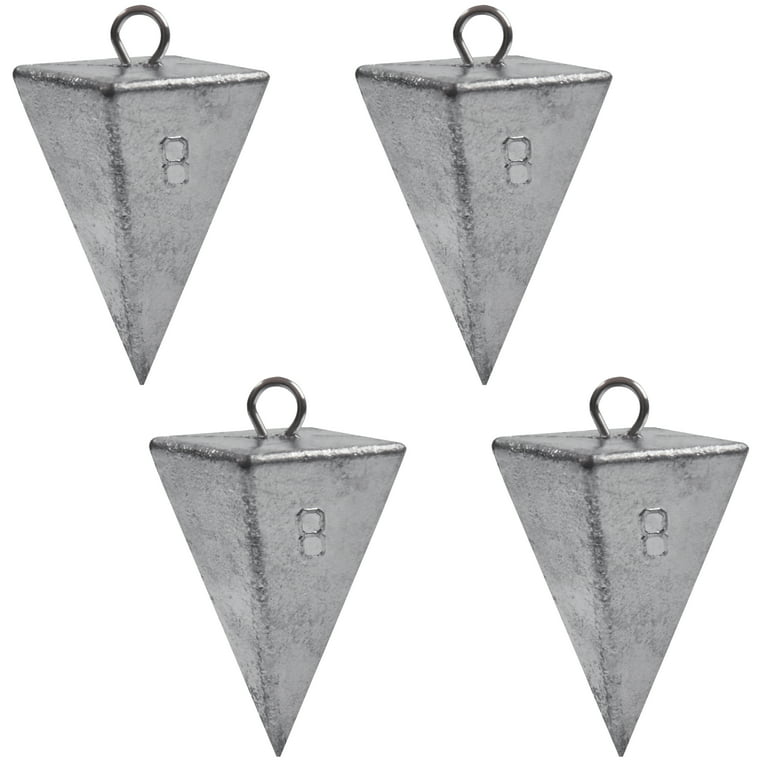  S & J's Tackle Box 1 1/2 oz Pyramid SINKERS - 10 PER Pack C :  Sports & Outdoors
